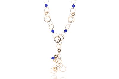 Rosato, collana e pendente con pietre - Asta Preziosi