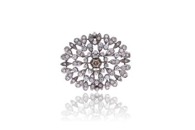 Spilla con diamanti - Asta Preziosi