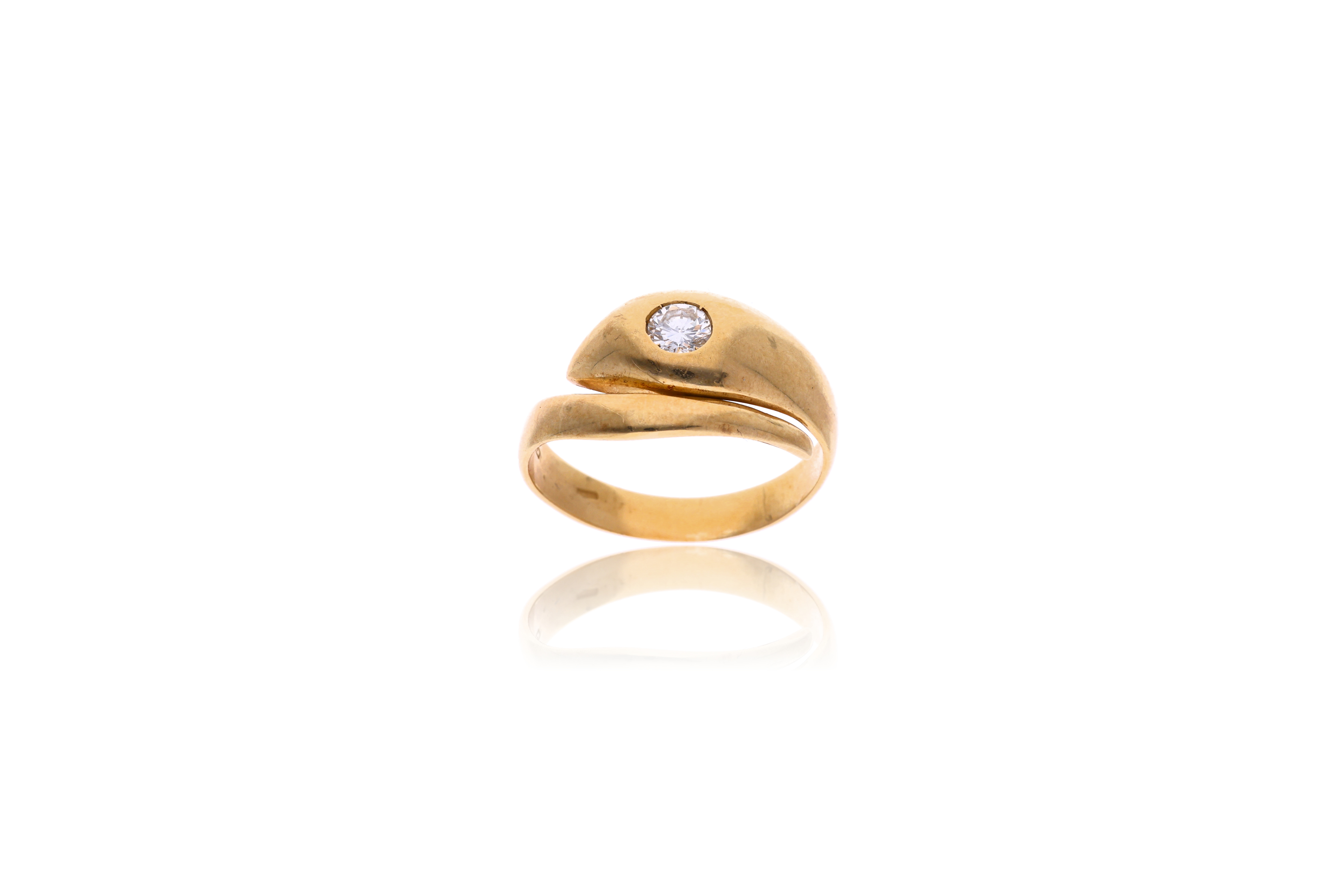 Anello con diamante - Asta Preziosi