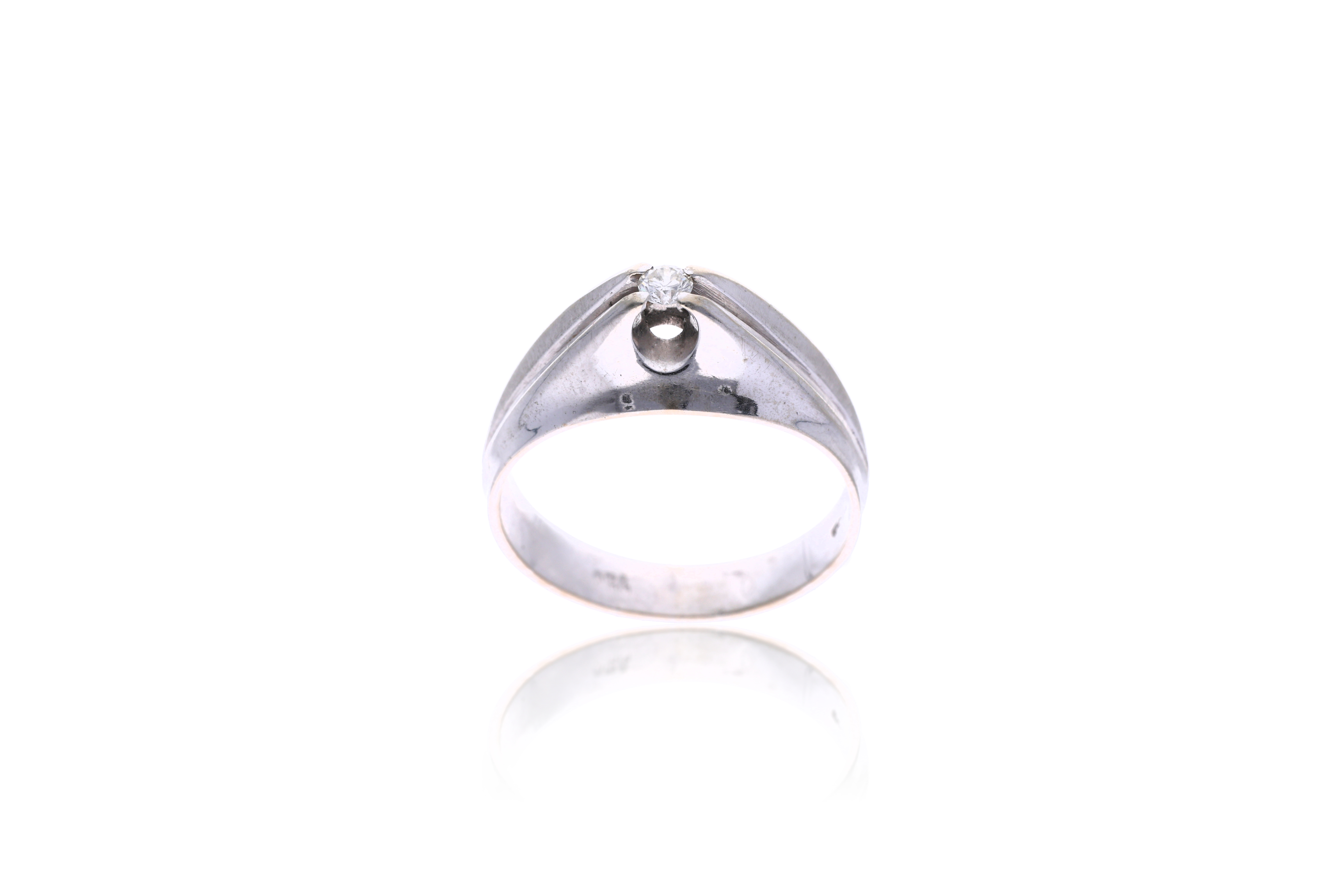 Anello con diamante - Asta Preziosi