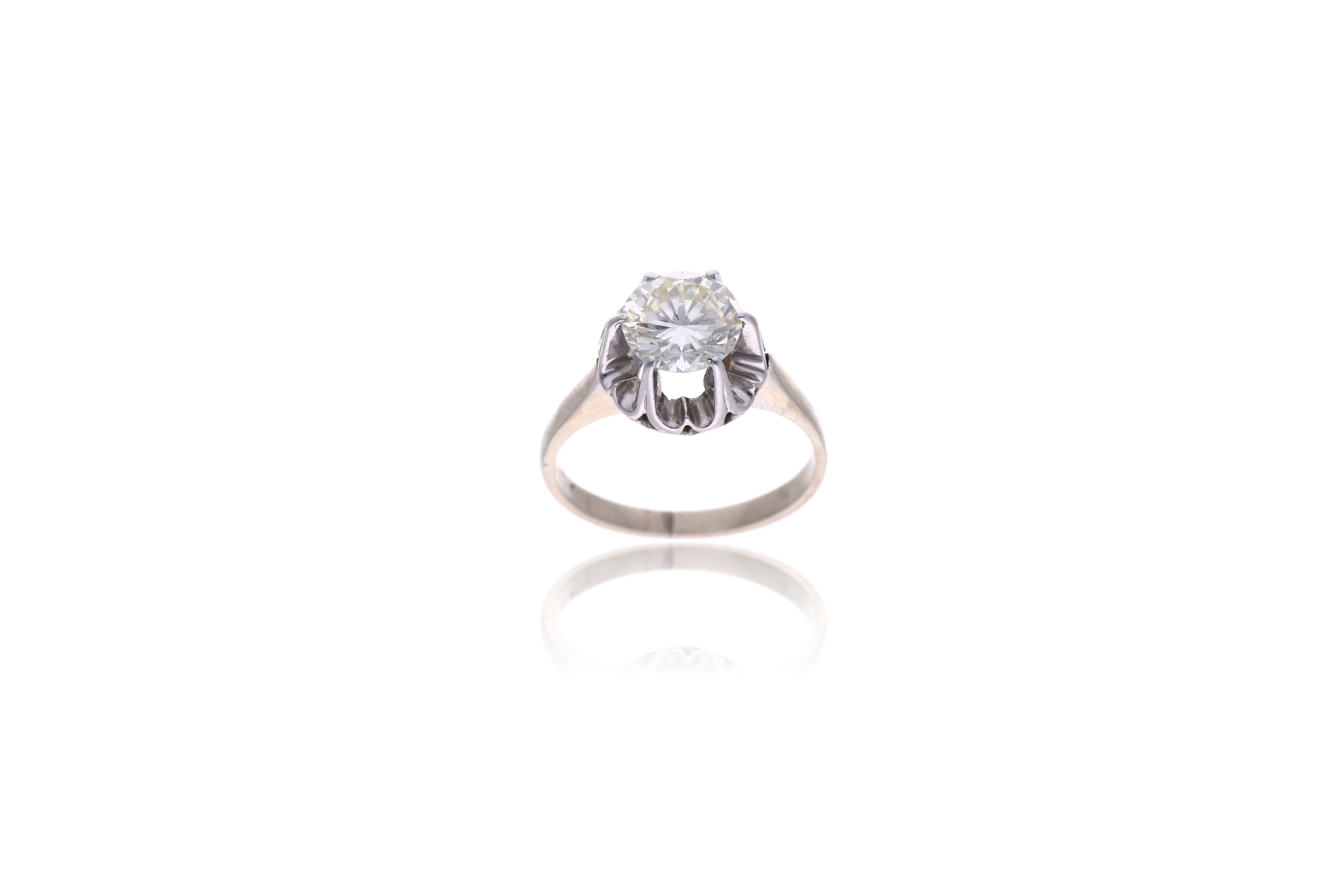 Anello con diamante - Asta Preziosi