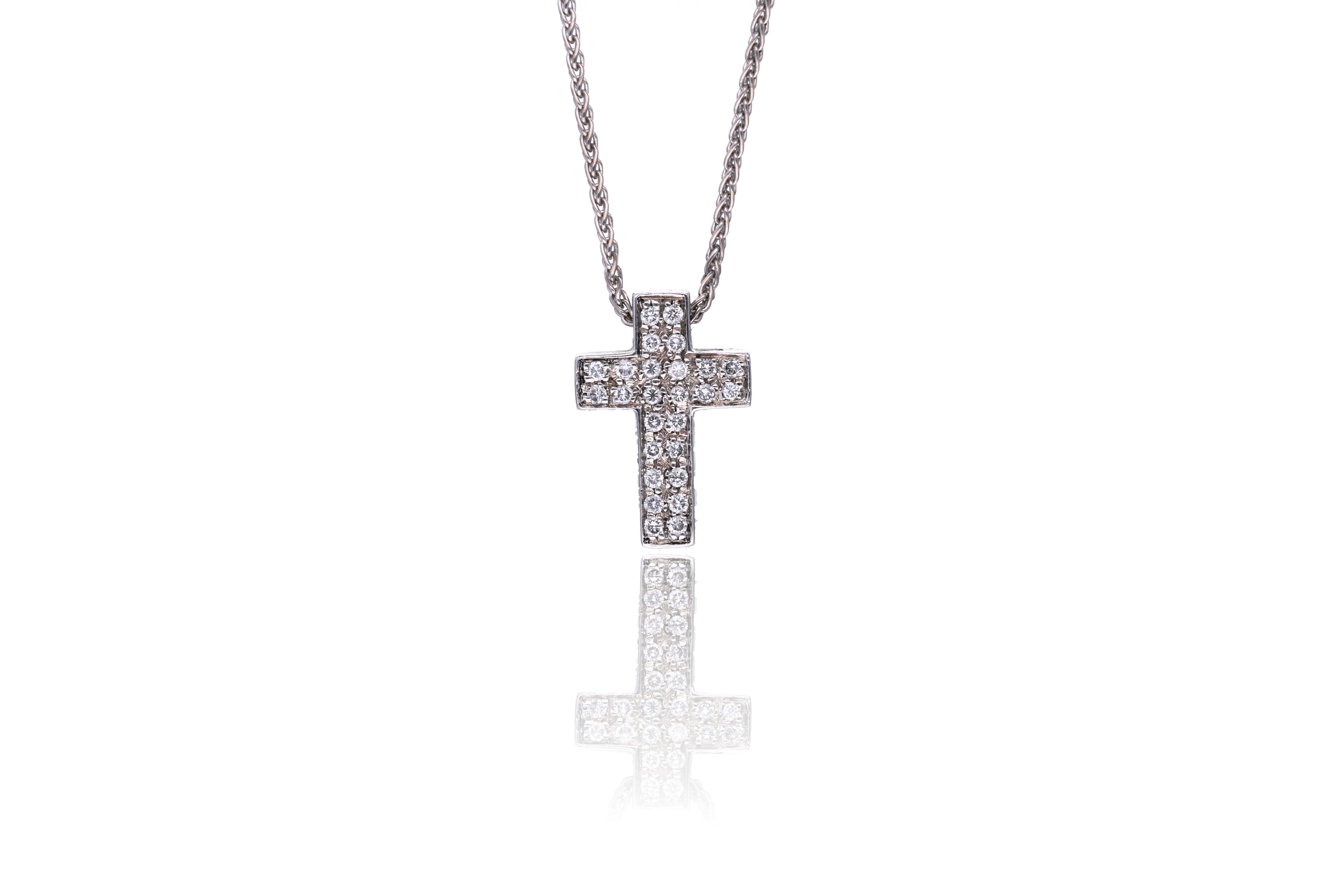 Collana, ciondolo con diamanti - Asta Preziosi