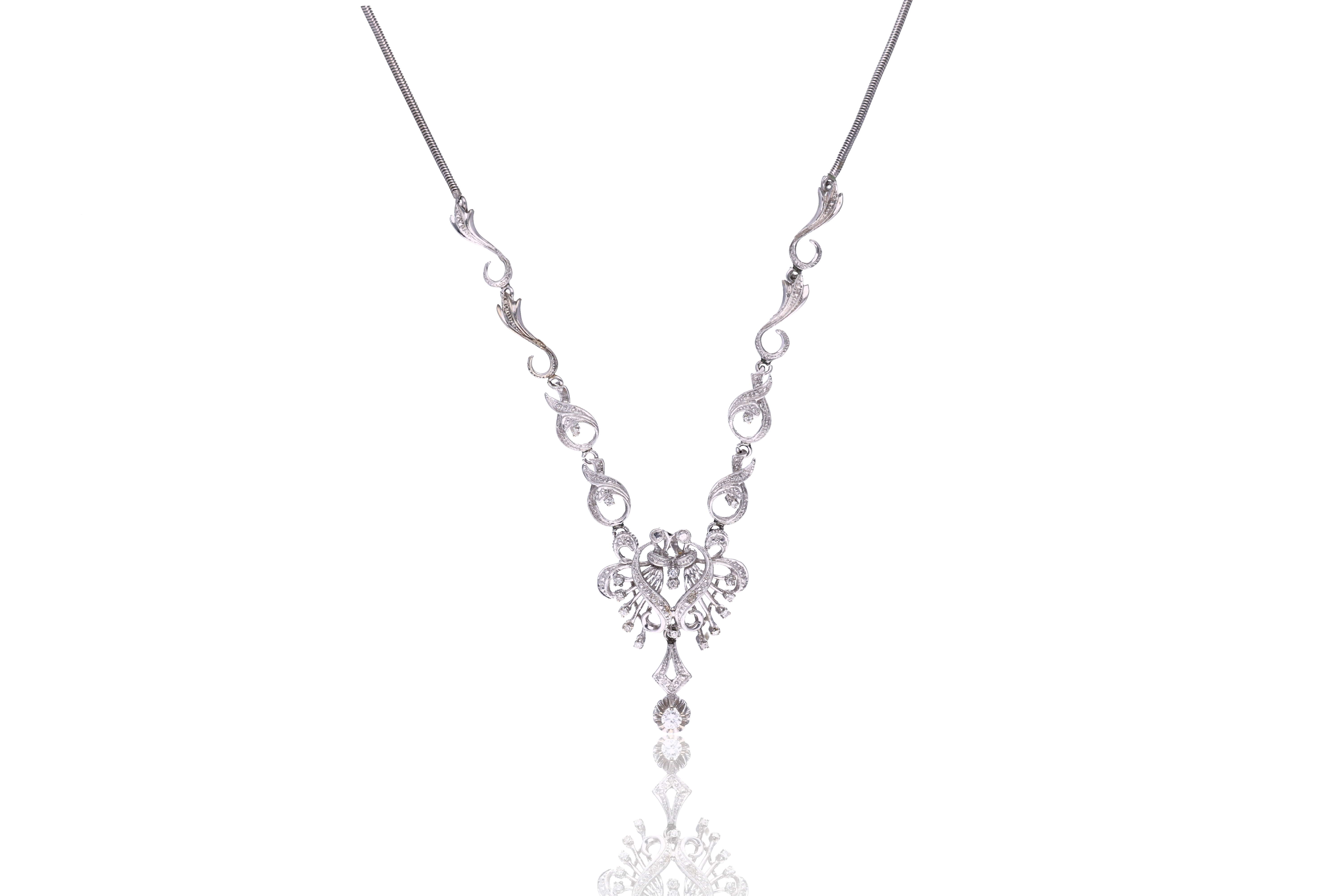 Collana con diamanti - Asta Preziosi