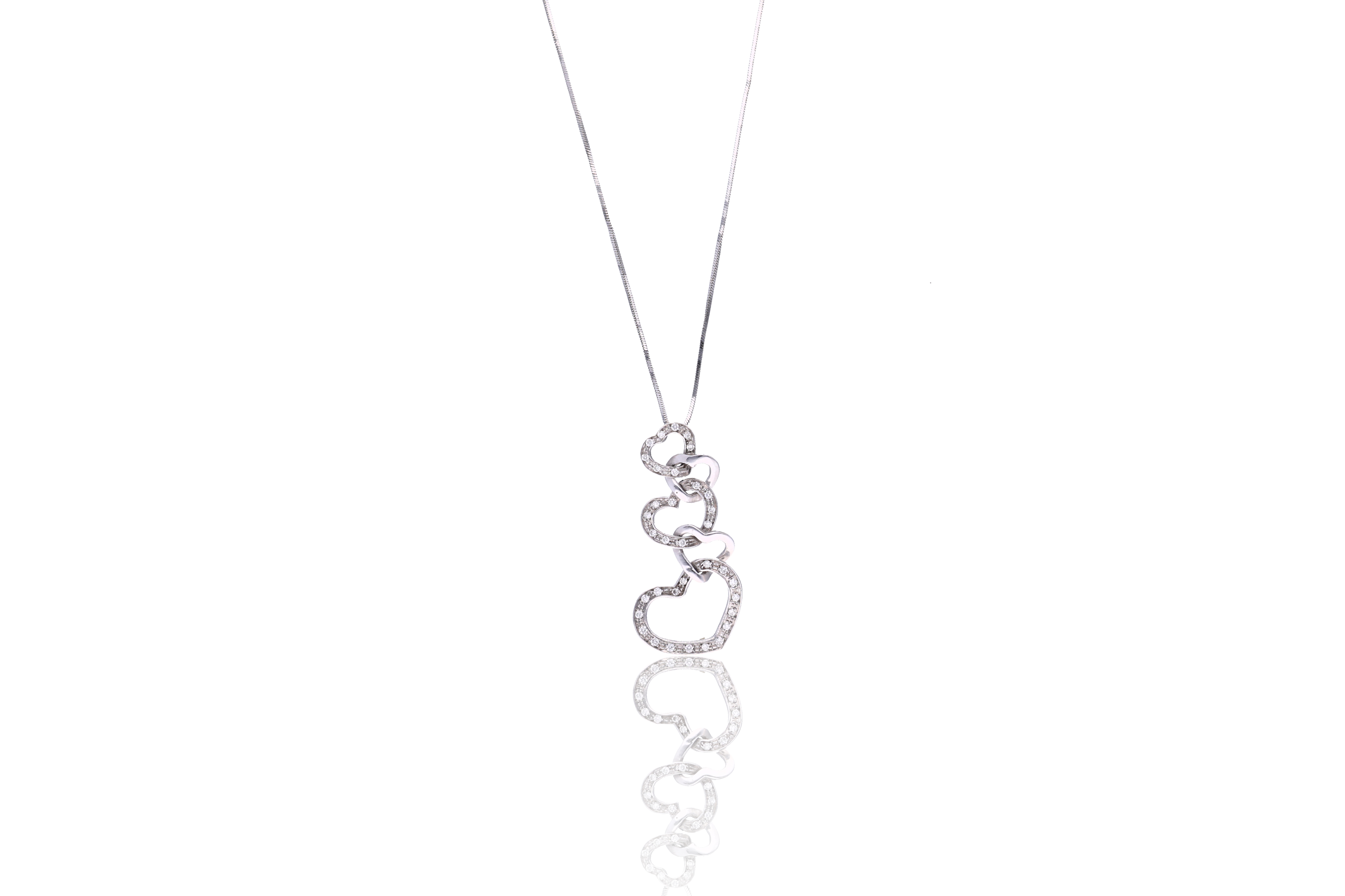 Collana e ciondolo con diamanti - Asta Preziosi