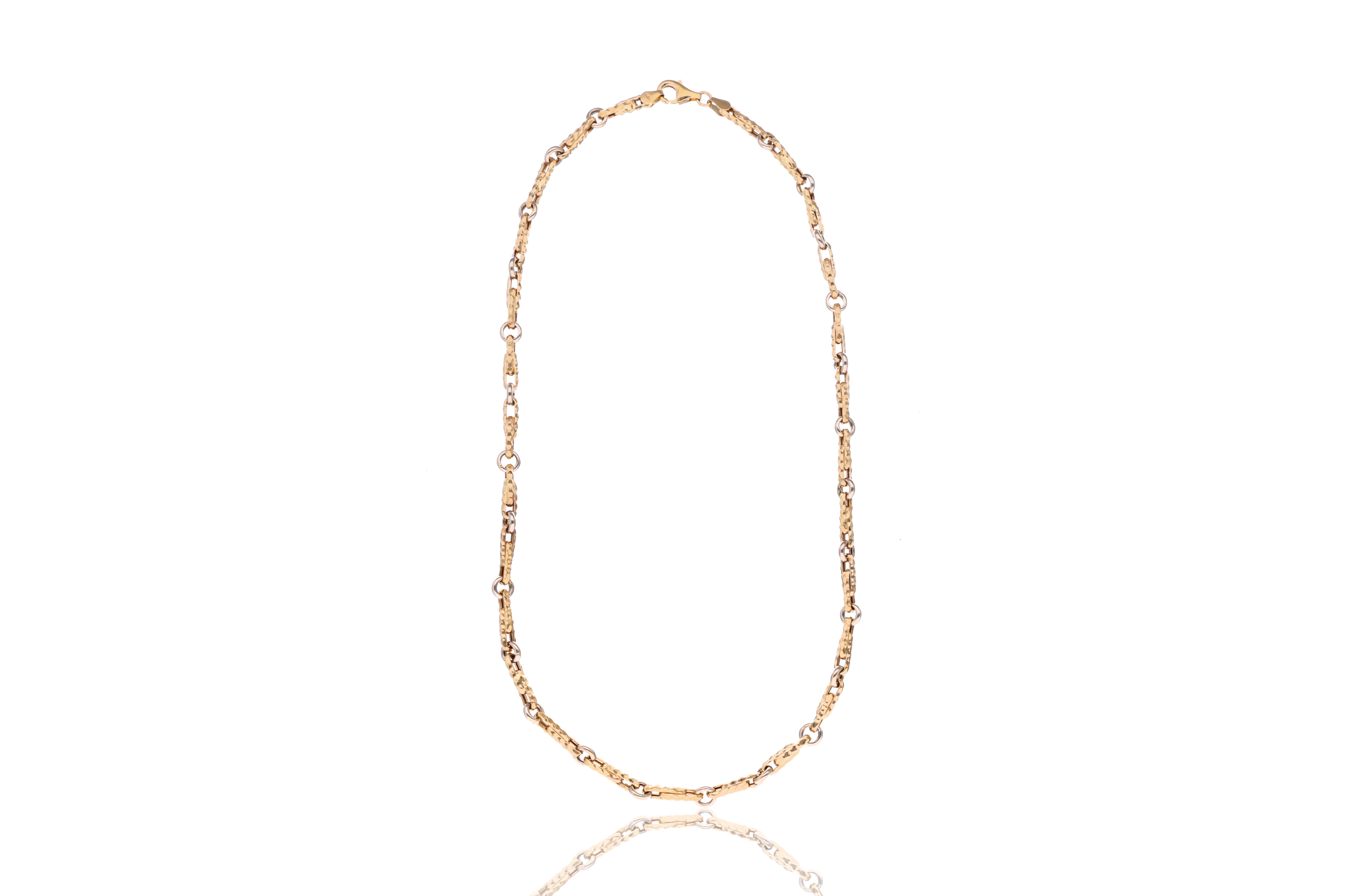 Collana in oro bicolore - Asta Preziosi
