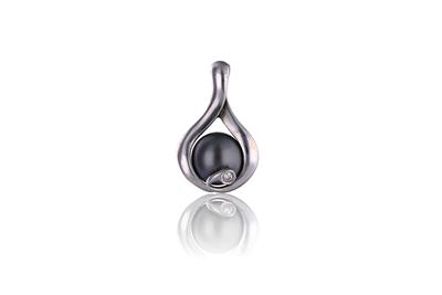 Ciondolo con perla Tahiti e diamante - Asta Preziosi Ciondolo con perla Tahiti e diamante - Asta Preziosi