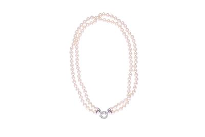 Collana di perle e diamanti - Asta Preziosi Collana di perle e diamanti - Asta Preziosi