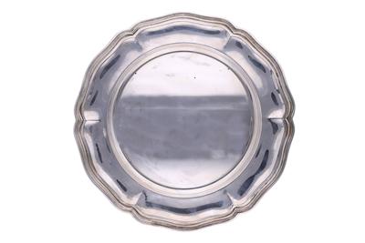 Piatto in argento, - Asta Preziosi
