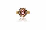 Anello con diamanti e topazio imperiale - Asta Preziosi Anello con diamanti e topazio imperiale - Asta Preziosi