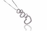 Collana e ciondolo con diamanti - Asta Preziosi Collana e ciondolo con diamanti - Asta Preziosi