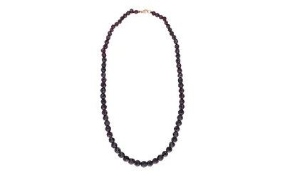 Collana in sfere di granato sfaccettate - Asta Preziosi Collana in sfere di granato sfaccettate - Asta Preziosi