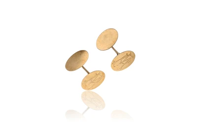 Paio di gemelli in oro - Asta Preziosi