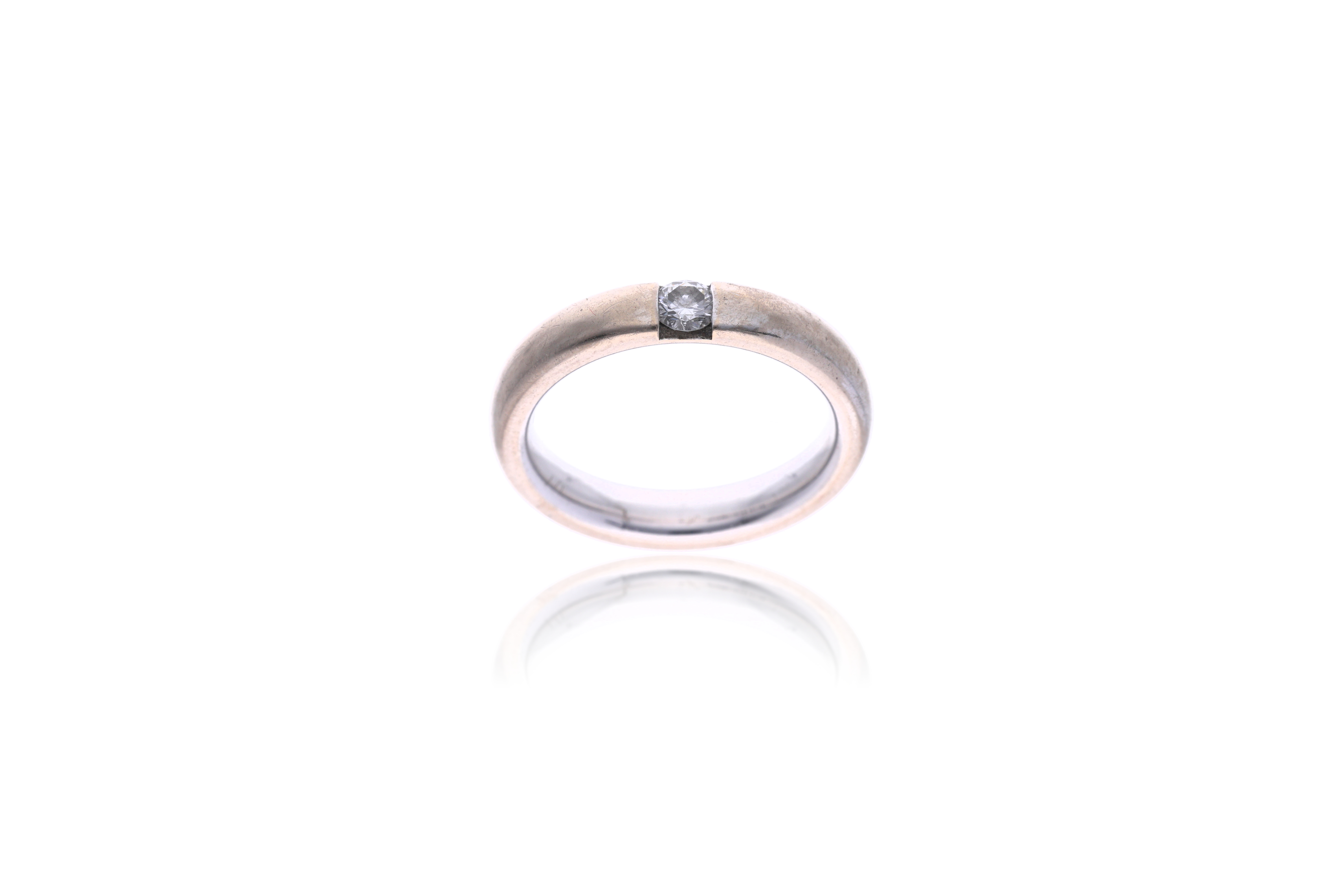 Anello con diamante - Asta Preziosi