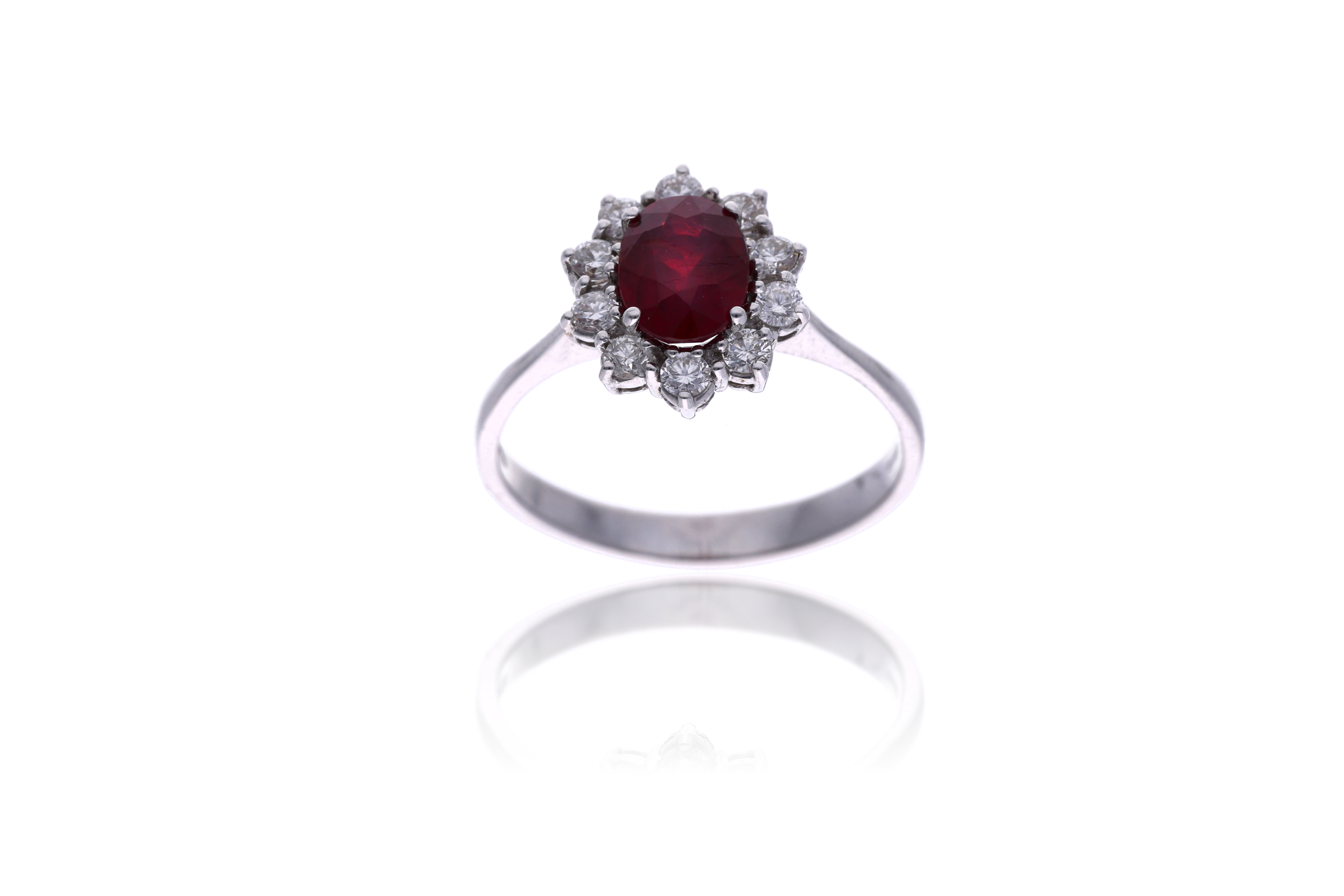 Anello con diamanti e pietra - Asta Preziosi