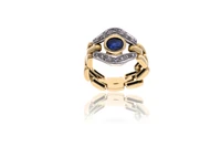 Anello con zaffiro e diamanti - Asta Preziosi