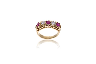 Anello con rubini e diamanti - Asta Preziosi Anello con rubini e diamanti - Asta Preziosi