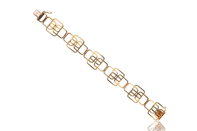 Bracciale in oro bicolore - Asta Preziosi