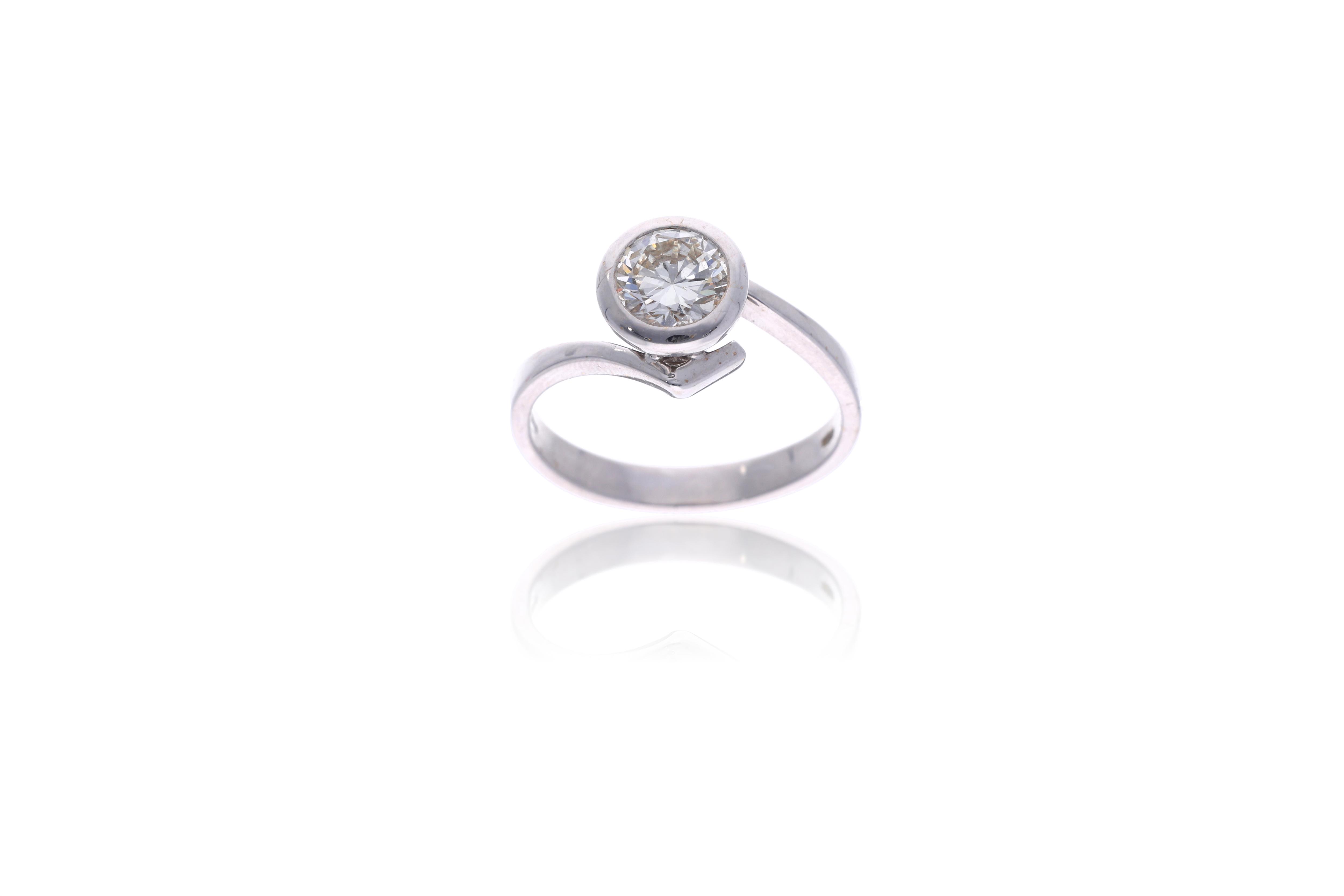Anello con diamante - Asta Preziosi