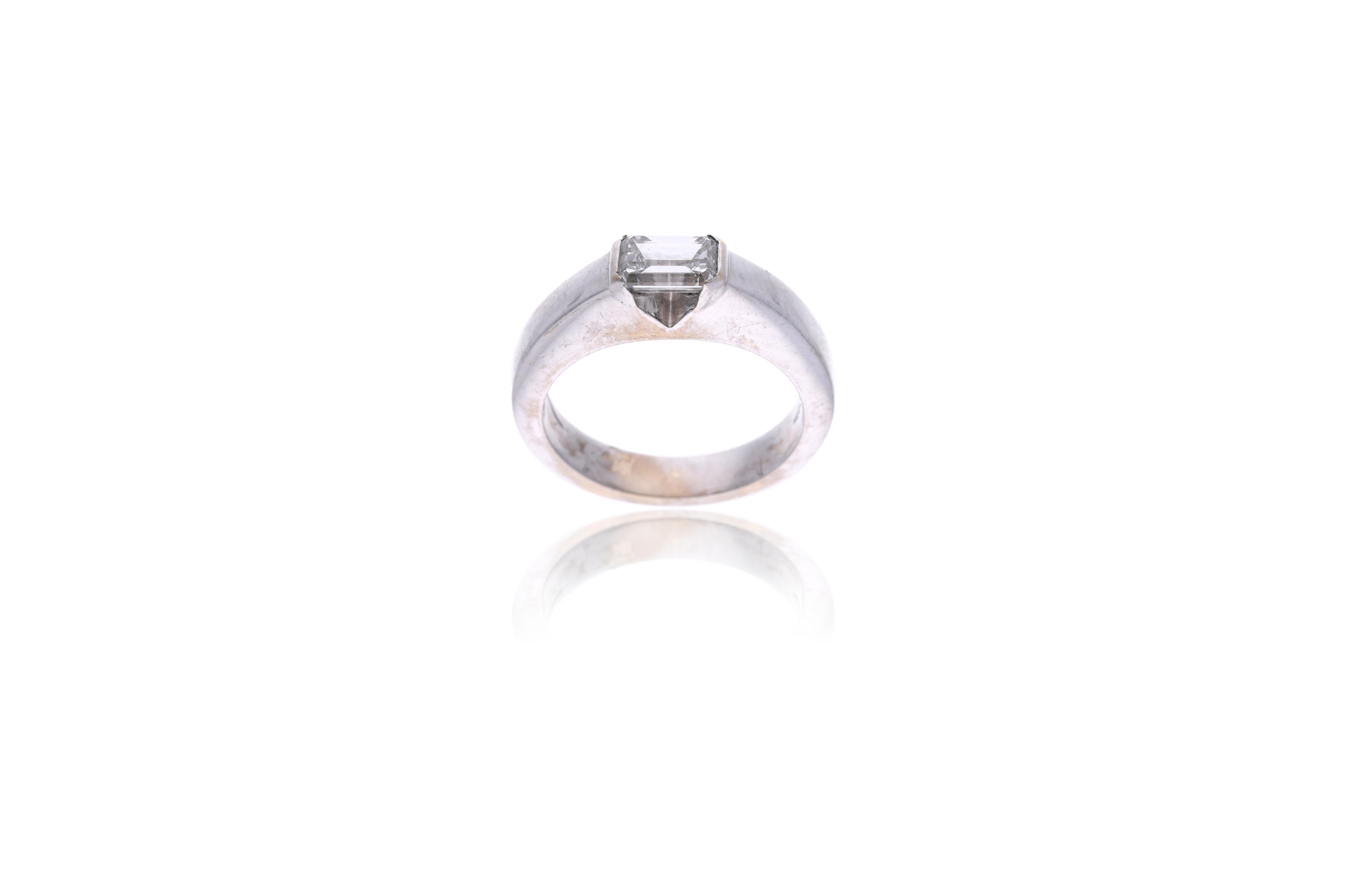 Anello con diamante - Asta Preziosi