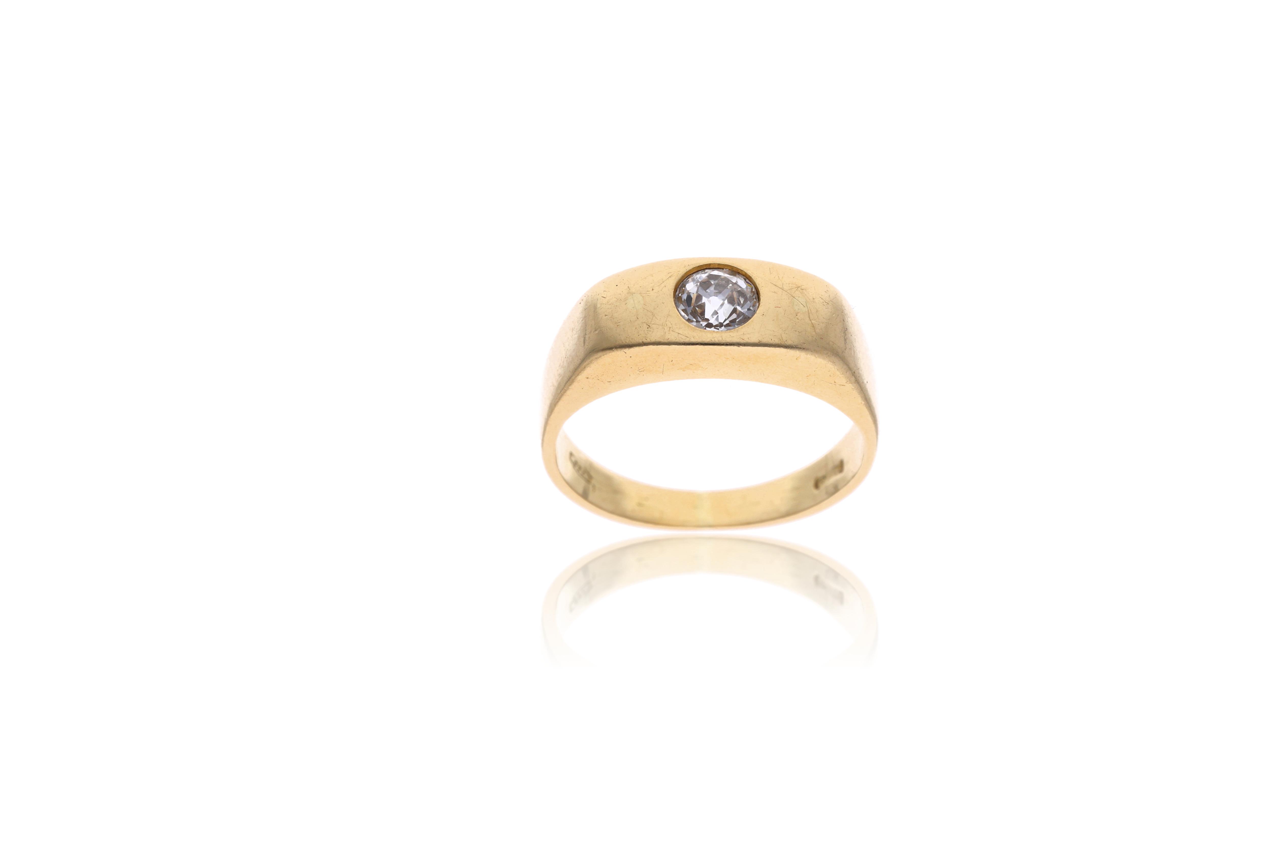 Anello, con diamante - Asta Preziosi
