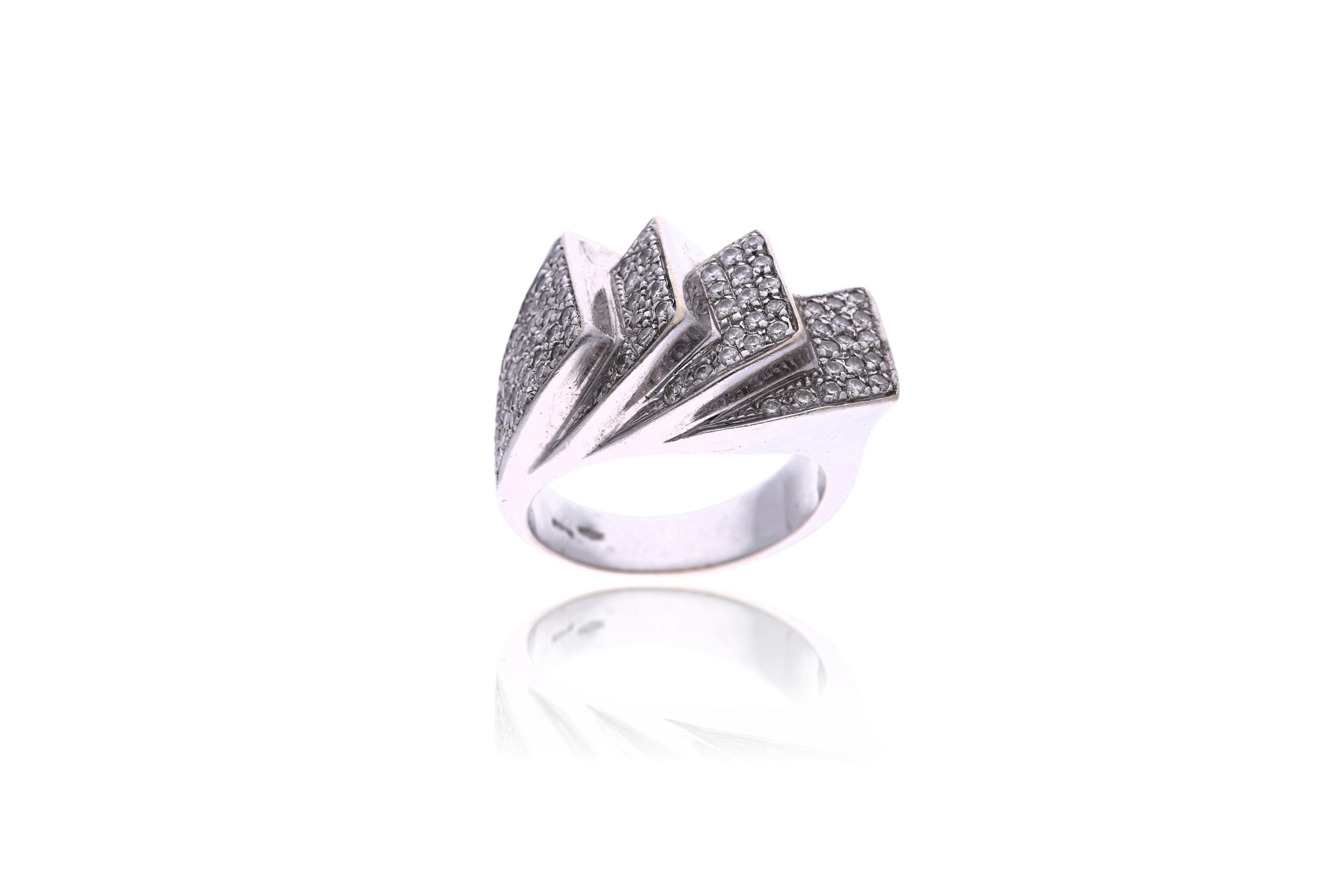 Anello con diamanti - Asta Preziosi
