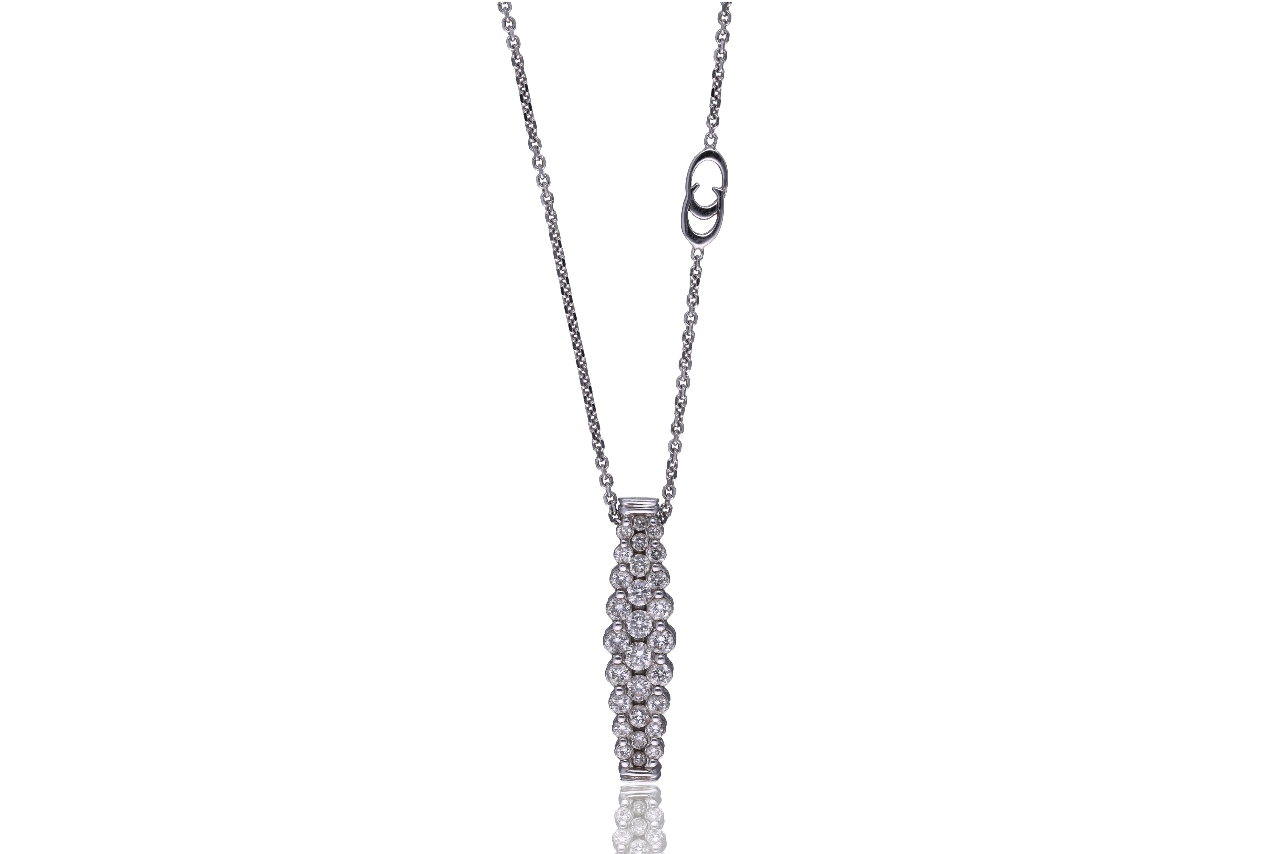 Chimento, collana con diamanti - Asta Preziosi