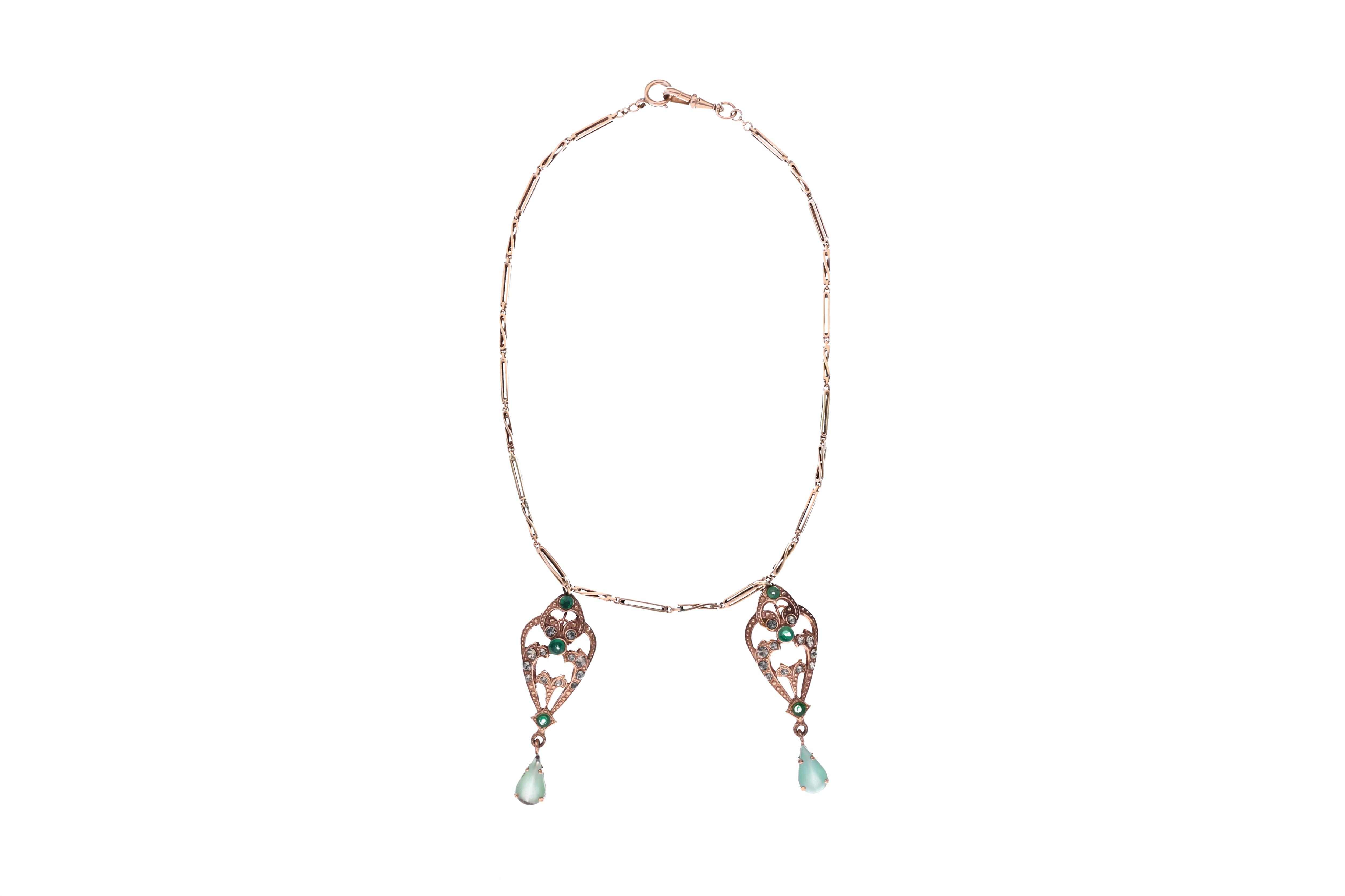 Collana con pietre - Asta Preziosi