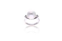 Anello con diamanti e perla - Asta Preziosi Anello con diamanti e perla - Asta Preziosi