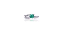 Anello con diamanti e smeraldo - Asta Preziosi Anello con diamanti e smeraldo - Asta Preziosi