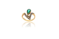Anello con smeraldo e diamanti - Asta Preziosi Anello con smeraldo e diamanti - Asta Preziosi