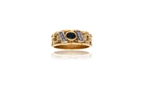 Anello con zaffiro e diamanti - Asta Preziosi Anello con zaffiro e diamanti - Asta Preziosi