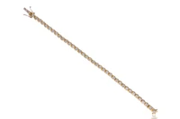 Bracciale tennis con diamanti - Asta Preziosi