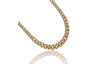 Collana con maglie a gradazione in oro - Asta Preziosi