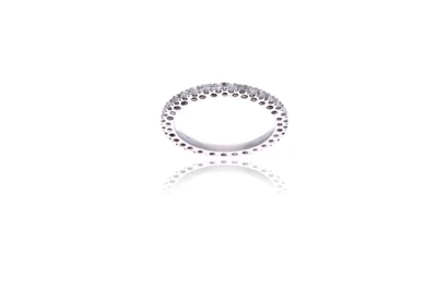 Anello eternity con diamanti - Asta Preziosi Anello eternity con diamanti - Asta Preziosi