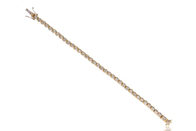 Bracciale tennis con diamanti - Asta Preziosi