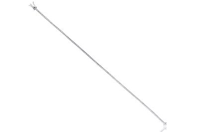 Bracciale tennis con diamanti - Asta Preziosi