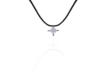 Ciondolo con diamante - Asta Preziosi