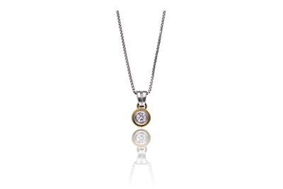 Collana e ciondolo punto luce con diamante - Asta Preziosi Collana e ciondolo punto luce con diamante - Asta Preziosi