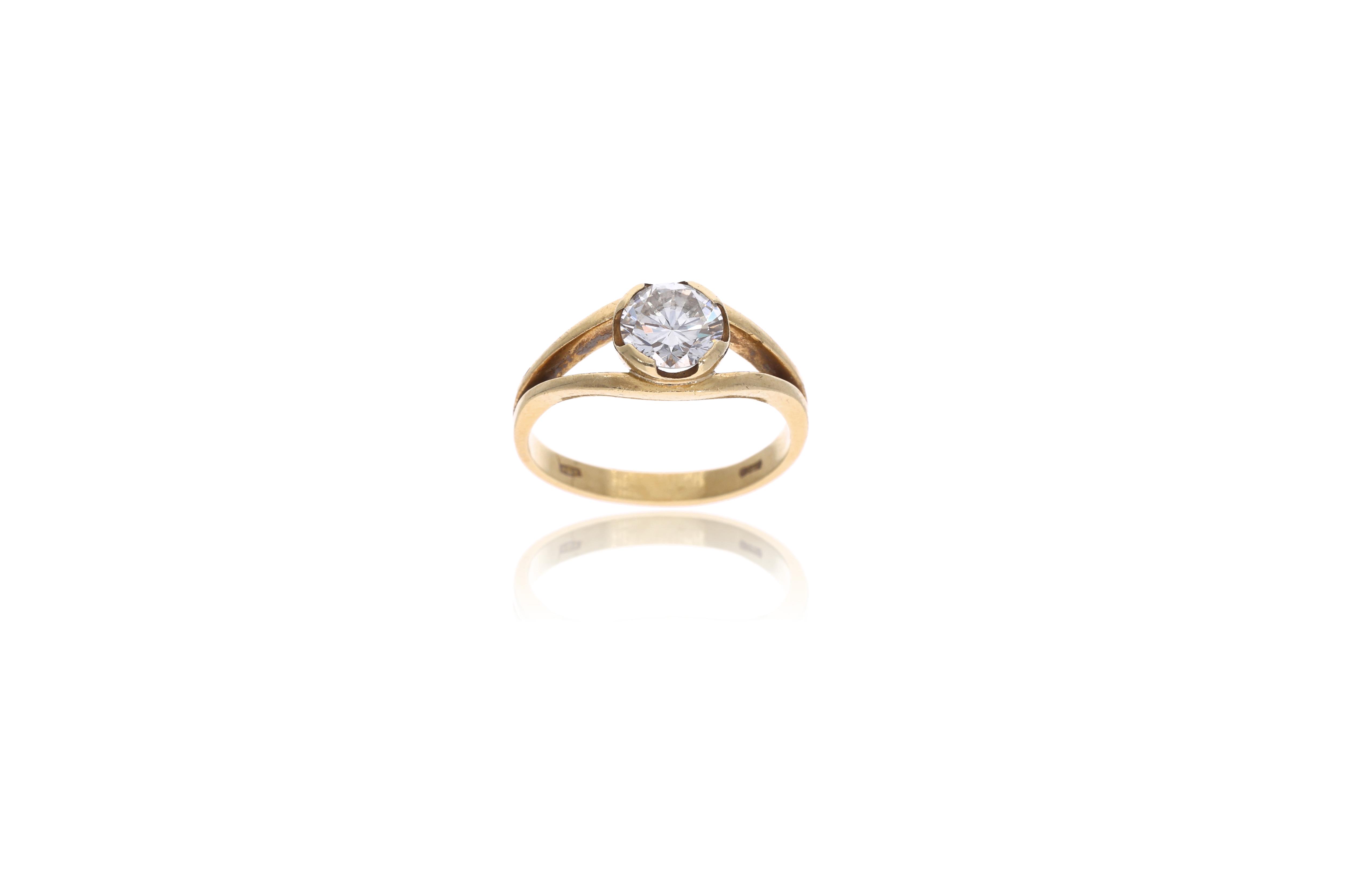Anello con diamante - Asta Preziosi
