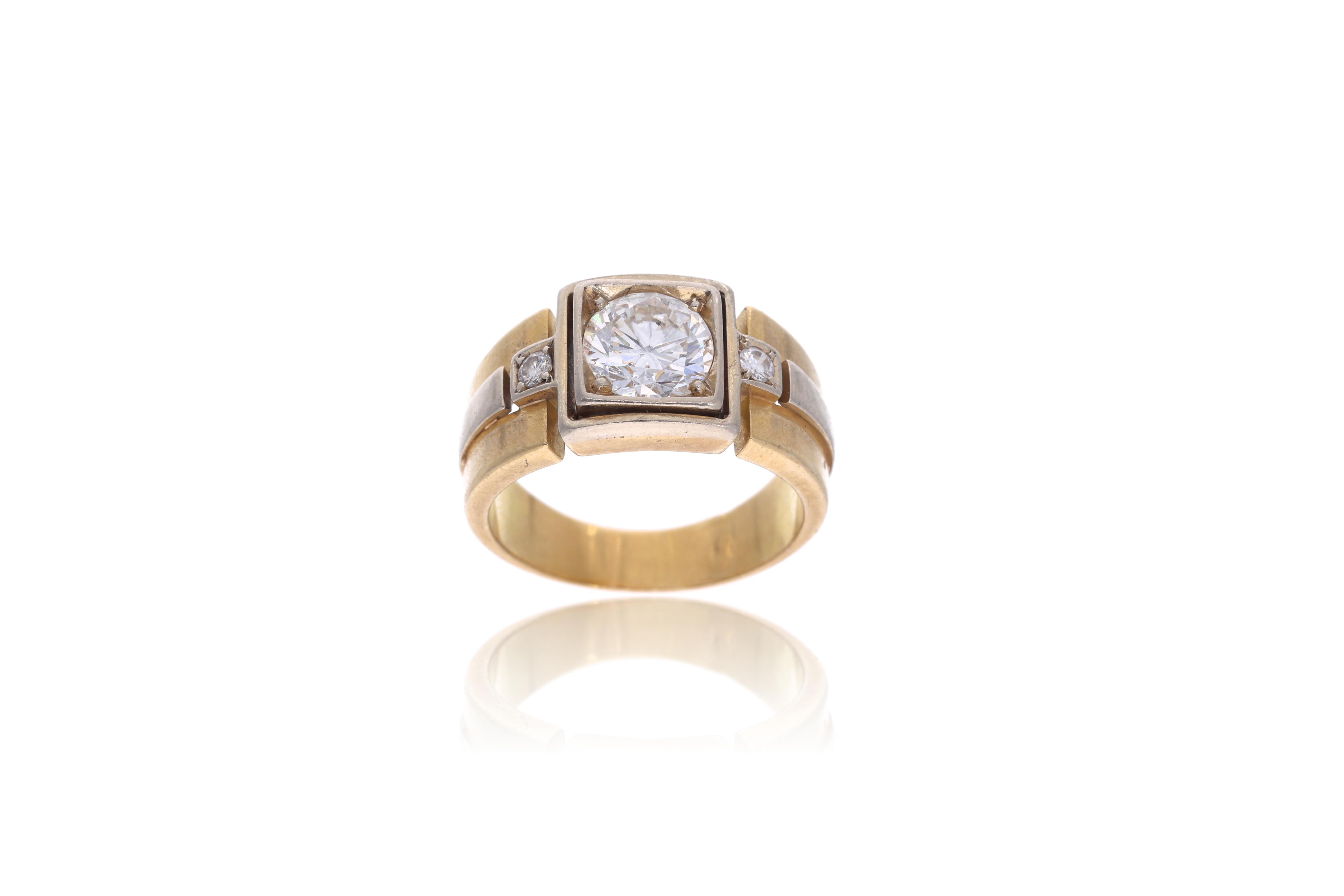 Anello con diamante - Asta Preziosi