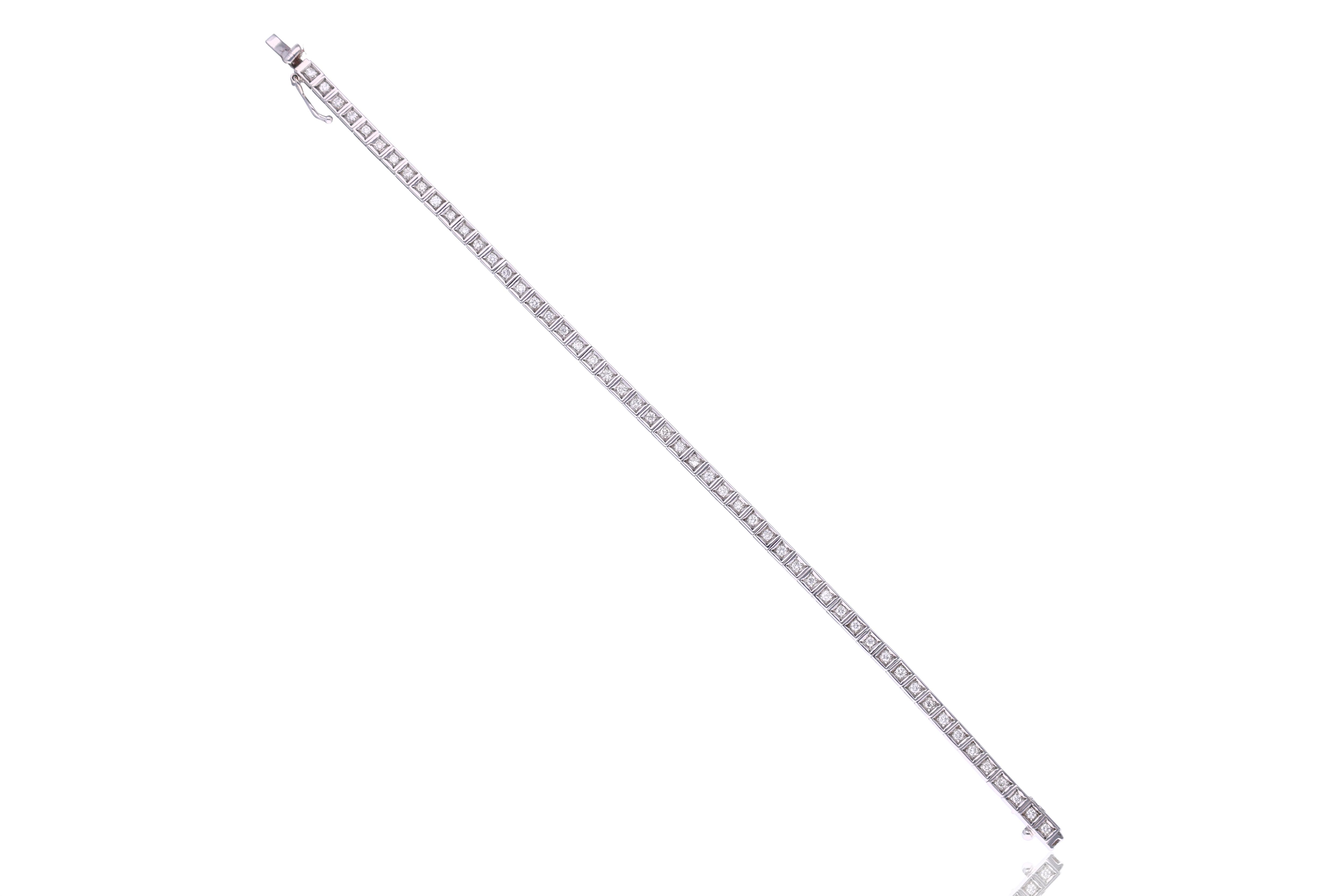 Bracciale con diamanti - Asta Preziosi