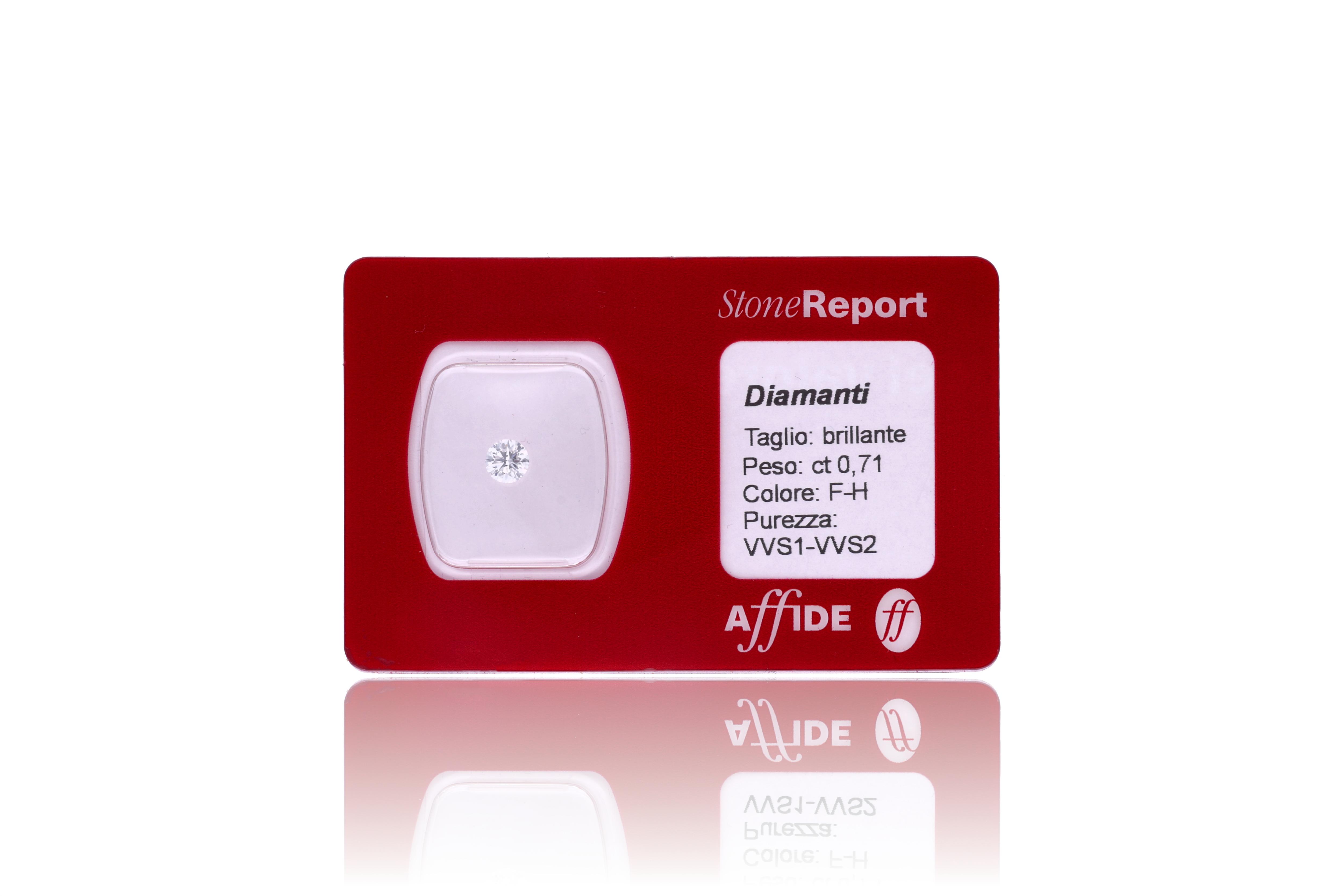 Diamante 0,71 ct - Asta Preziosi