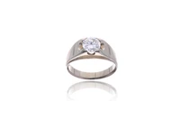 Anello con diamante - Asta Tesoro Anello con diamante - Asta Tesoro