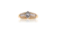 Anello con diamanti - Asta Tesoro