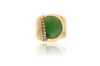 Anello con diamanti - Asta Tesoro