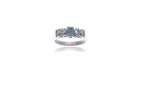 Anello con diamanti e pietra - Asta Tesoro Anello con diamanti e pietra - Asta Tesoro