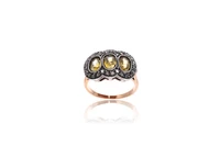 Anello con diamanti e pietre - Asta Tesoro Anello con diamanti e pietre - Asta Tesoro