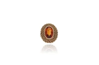Anello con quarzo citrino - Asta Tesoro Anello con quarzo citrino - Asta Tesoro
