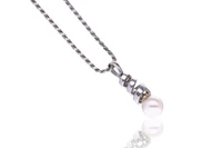 Collana con diamanti e perla - Asta Tesoro Collana con diamanti e perla - Asta Tesoro