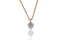 Collana e ciondolo con diamanti - Asta Tesoro Collana e ciondolo con diamanti - Asta Tesoro